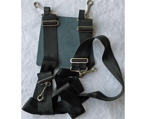 Gibson Ticket Machine WEBBING HARNESS. In very good, lightly-used condition with all buckles, clips and backing pad present. 