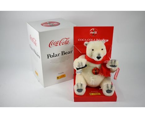 A boxed Steiff Coca Cola Polar Bear, 35 cm