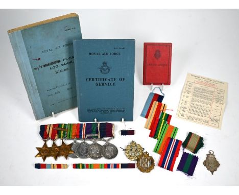 A group of seven WWII and later service medals to 510868 V.W. Watson R.A.F. comprising 1939-45 star; Africa star; Pacific sta