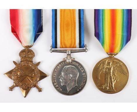 A Great War 1914-15 trio to member of the Army Ordnance Corps who died of disease in Egypt. 1914-15 Star medal, British War a