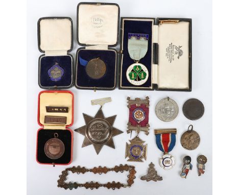 Quantity of Miscellaneous and Commemorative Medals, including cased incorporated London academy of music medallion, 1924 musk