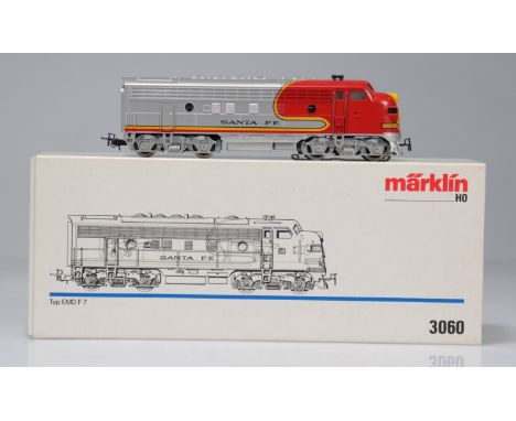 Marklin locomotive / Reference: 3060 &amp; 4060 / Type: Electric Diesel Typemd F7 / Country: USA / Company: Santa Fe / Color: