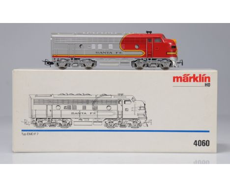 Marklin locomotive / Reference: 3060 &amp; 4060 / Type: Electric Diesel Typemd F7 / Country: USA / Company: Santa Fe / Color: