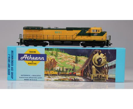 Athearn locomotive / Reference: 4914 / Type: C44-9W N0-8651 / Country: USA / Company: North Western &amp; Chicago / Color: Ye