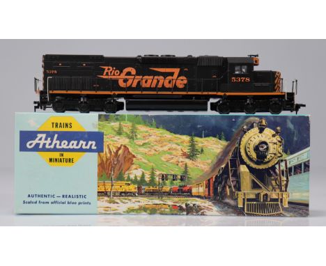 Athearn locomotive / Reference: 4503 / Type: SD40T 2 PWR (5378) / Country: USA / Company: RIO GRAND / Color: Black / Letter o