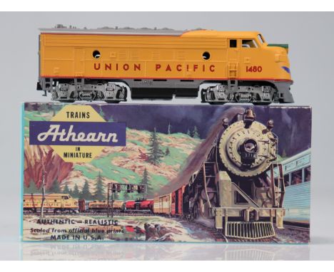 Athearn locomotive / Reference: 3113 / Type: F7A PWR #1480 / Country: USA / Company: Union Pacific / Color: Yellow / Gray / T