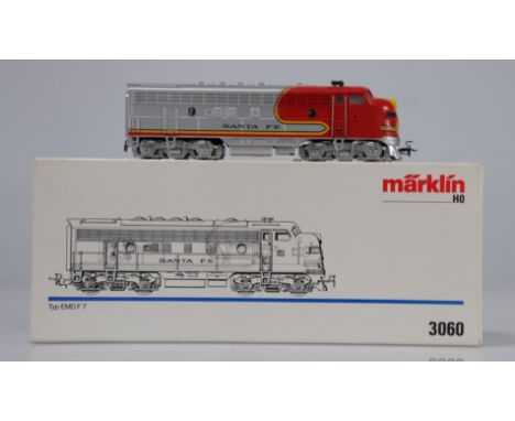 Marklin locomotive / Reference: 3060 &amp; 4060 / Type: Electric Diesel Typemd F7 / Country: USA / Company: Santa Fe / Color:
