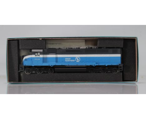 Athearn locomotive / Reference: 4108 / Type: SDP40 PWR #2538 / Country: USA / Company: Great Northern / Color: Blue / White /