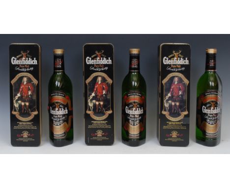 Whisky - three bottles of Glenfiddich Special Old Reserve Pure Malt Scotch Whisky, 40% vol, 70cl, levels to neck, seals intac
