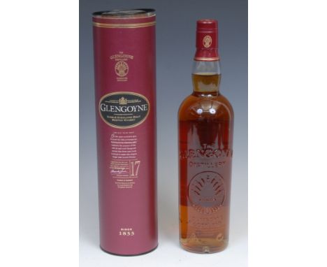 Whisky - Glengoyne Single Highland Malt Scotch Whisky, aged 17 years, 43% vol, 700ml, level mid neck, seal intact, card tube 