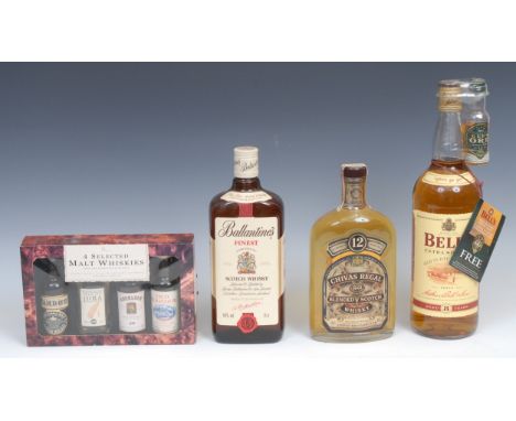 Whisky - Ballantine's Finest Scotch Whisky, 40% vol, 75cl, level below neck, seal intact; Chivas Regal Blended Scotch Whisky,
