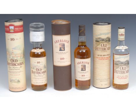 Whisky - Old Fettercairn Single Highland Malt Scotch Whisky, Aged 10 Years, 40% vol, 70cl, level to base of neck, seal intact