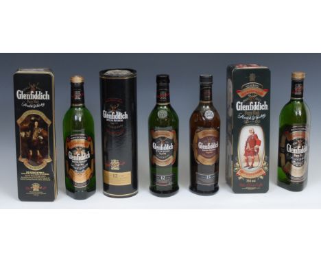 Whisky - a bottle of Glenfiddich Special Reserve Single Malt Scotch Whisky, Aged 12 Years, 40% vol, 70cl, level to neck, seal