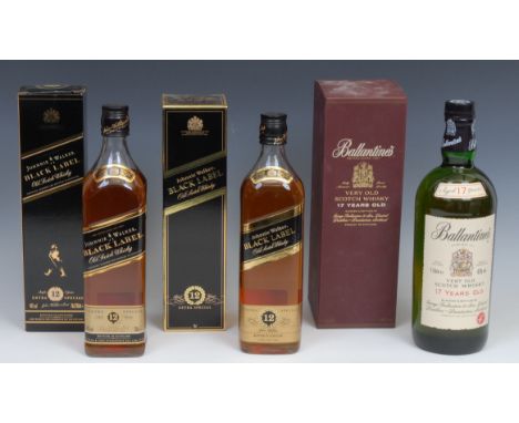 Whisky - Ballantine's Very Old Scotch Whisky, Aged 17 Years, 43% vol, 1ltr, level to base of neck, seal intact, boxed; two bo
