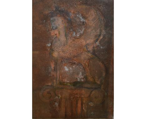 Margaret B Mayor - 'Graven Image II', artist proof etching, 2/6, pencil signed, titled and dated '97 to margin, 74 x 51 cm to