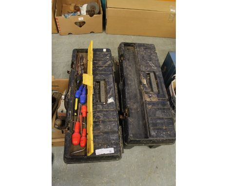 2 toolboxes of mixed tools
