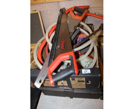2 boxes of assorted tools