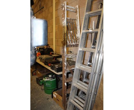 Wooden step ladders