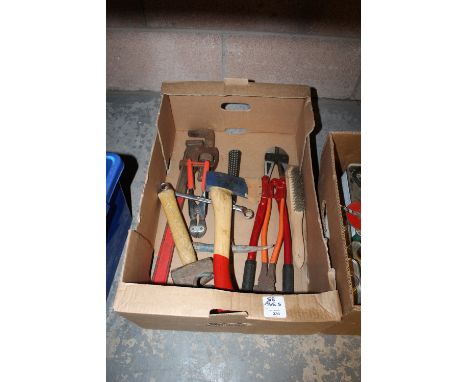 Box of hand tools