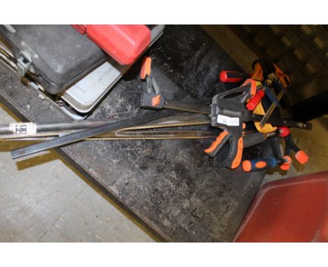 Quantity of various sash clamps