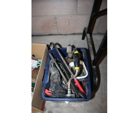 Box of various tools
