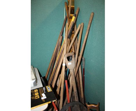 Selection of garden tools