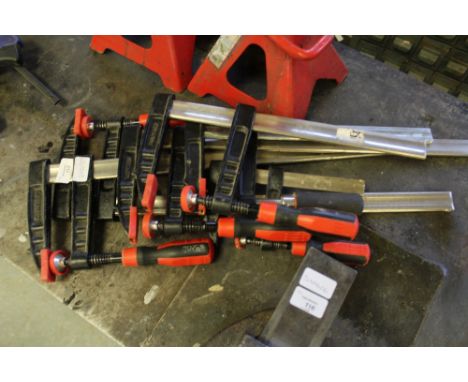 Quantity of various sash clamps