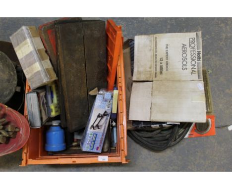 Large box of various tools