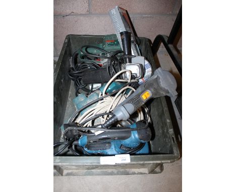 Various 240 volt hand tools (PLANER &amp; SOLDER GUN WITHDRAWN)