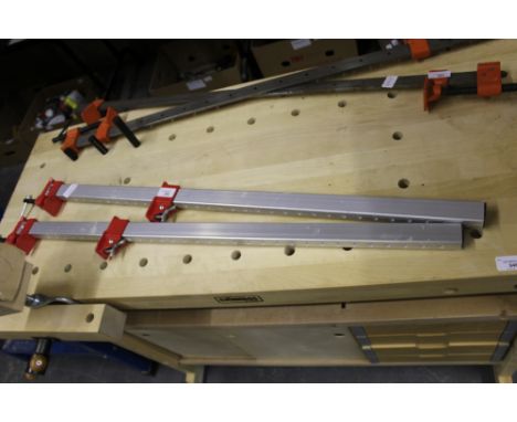 2 3ft metal sash clamps