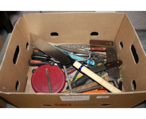 Box of hand tools