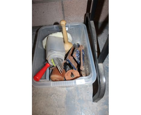 Box of hand tools
