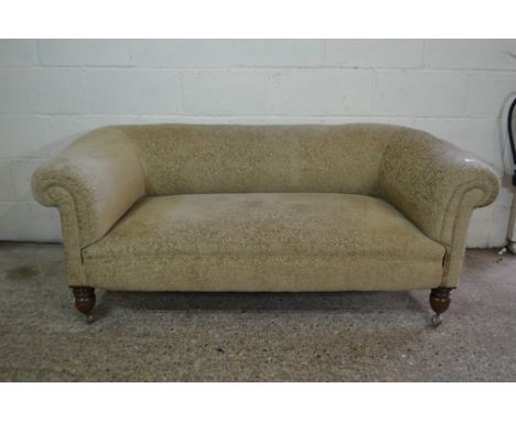 19TH CENTURY FRAMED CHESTERFIELD STYLE TWO SEATER SOFA APPROX WIDTH 170CM