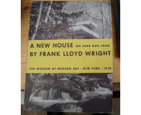 WRIGHT (Frank Lloyd, 1869-1959): MUSEUM OF MODERN ART: 'A New House by Frank Lloyd Wright on Bear Run, Pennsylvania..'; New Y