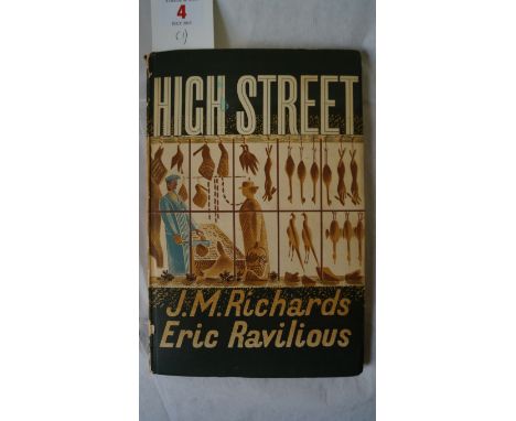 RICHARDS (J.M.) & RAVILIOUS (Eric): 'High Street': first edition, Country Life, 1938. Twenty four colour lithographic plates,