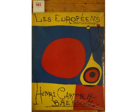 CARTIER-BRESSON (Henri): 'Les Europeens..'; Paris, Verve, (1955); first edition, folio, colour printed boards with design by 