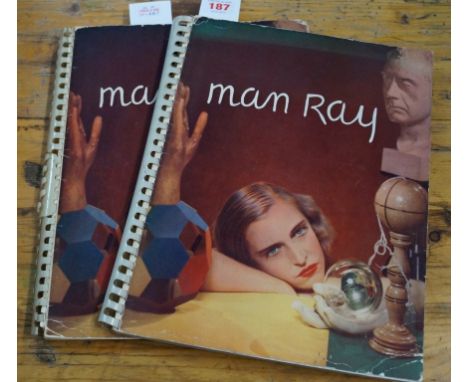 MAN RAY: 'Man Ray photographs 1920-34 Paris..'; Hartford, (1934); first edition. 4to, spiral-bound in pictorial wrappers, som