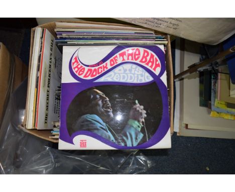 VINYL RECORDS: A carton of approx. sixty five plus vinyl L.P.'s, to include Joani Mitchell, Otis Redding, Bob Seger, Bob Dyla