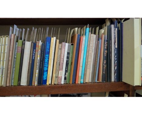 RAMSDEN (George): 'Christopher Logue, a Bibliography 1952-97..'; Settrington, Stone Trough Books, 1997. No.9/35 copies, speci