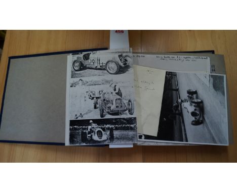 APPLETON SPECIAL: PHOTOGRAPH ALBUM: An album of forty two original photographs of the 'Appleton Special' mid-1930s, test-driv