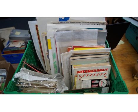 MOTOR CAR ANCILLARIES: A carton of miscellaneous printed matter related to motor ancillaries, early to later 20th century, to
