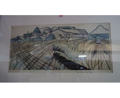 Saul Steinberg, 'The Little Black Train', signed, titled and numbered 32/75 in pencil, blindstamped, colour lithograph, I.25 