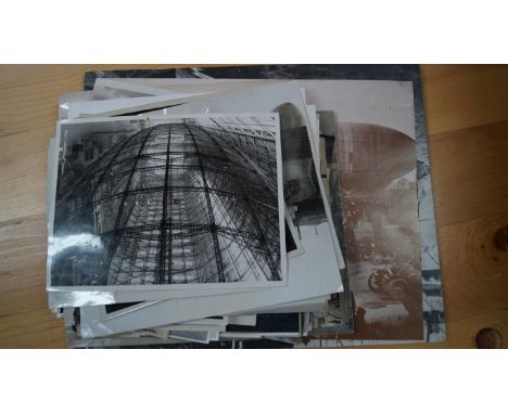 AIRSHIP PHOTOGRAPHY: A good collection of approx. ninety seven photographs of airships and related, to include a number of ea