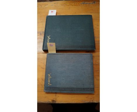 PHOTOGRAPH ALBUMS: An album of forty eight Kodak snapshots of life in India during the First World War, upper free endpaper w
