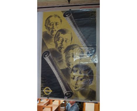After Barnett Freedman, 'The Ages of Man', a London Underground poster, The Baynard Press, colour lithograph, 101 x 63.5cm, b