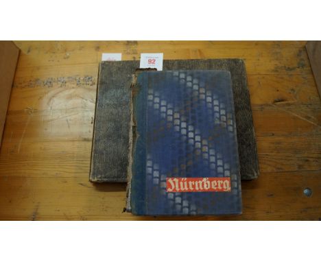 THIRD REICH: PHOTOGRAPH ALBUM: An album of approx. one hundred and eighty nine photographs depicting Nuremburg, Germany, circ