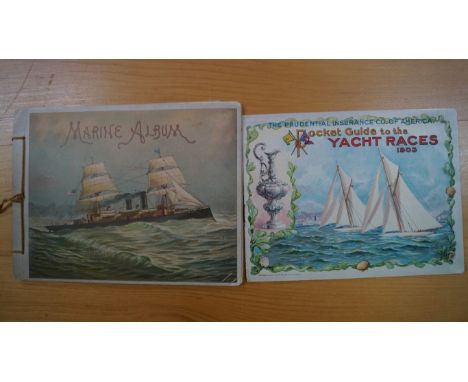 YACHT RACING: 'The Prudential Insurance Co. of America, Pocket Guide to the Yacht Races 1903..'; oblong 8vo, 8 p.p. within or