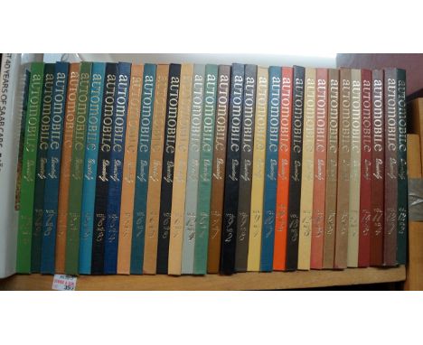 AUTOMOBILE QUARTERLY: New York, 1962-2007; Vols.1-47; a very large broken (?) run of approx. two hundred and eighty five volu