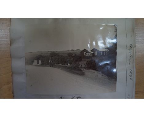 NORTH PEMBROKESHIRE & FISHGUARD RAILWAY, CONSTRUCTION: an album of manuscript, photographs, watercolours and cut engravings, 