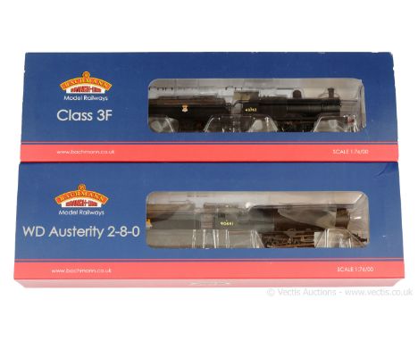 Bachmann OO Gauge BR black Steam Locos comprising 32-261 2-8-0 WD Austerity Class No.90441, hook missing to front coupling, 3